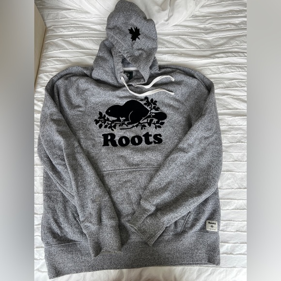 Roots | Tops | Grey Roots Hoodie | Poshmark